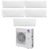 GREE Climatizzatore Condizionatore Gree Penta Split Inverter serie PULAR 12+12+12+12+12 con GWHD(42)NK6LO R-32 Wi-Fi Integrato 12000+12000+12000+12000+12000