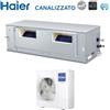 Haier Climatizzatore Condizionatore Haier Inverter Canalizzato Canalizzabile Alta Prevalenza 48000 Btu ADH140H1ERG Monofase R-32 Wi-Fi Optional Telecomando Infrarossi Haier YR-HRS01 + Ricevente RE-02