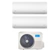 Midea Condizionatore Midea Dual Split Inverter serie XTREME PRO 9000+18000 Btu con M3OA-27 R-32 Wi-Fi Integrato