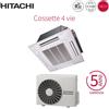 Hitachi Climatizzatore Condizionatore Hitachi a Cassetta 4 Vie Inverter 12000 Btu RAI-35RPE R-32 Wi-Fi Optional con Griglia Inclusa - Novità