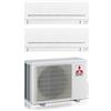 Mitsubishi Electric Climatizzatore Condizionatore Mitsubishi Electric Dual Split Inverter serie MSZ-AP 7+7 con MXZ-3F54VF R-32 Wi-Fi Integrato 7000+7000