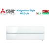 Mitsubishi Electric Climatizzatore Condizionatore Mitsubishi Electric Quadri Split Inverter serie Kirigamine Style MSZ-LN 9+9+9+9 con MXZ-4F80VF Pearl White R-32 Wi-Fi Integrato Colore Bianco Perla 9000+9000+9000+9000