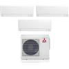 Mitsubishi Electric Climatizzatore Condizionatore Mitsubishi Electric Trial Split Inverter Linea Plus serie MSZ-AY 9+9+18 con MXZ-3F68VF R-32 Wi-Fi Integrato 9000+9000+18000