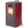 King STUFA A PELLET KING 78 KW 7 BORDEAUX PER AMBIENTI FINO A 60 MQ - NEW