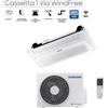 Samsung Climatizzatore Condizionatore Samsung Cassetta WindFree 1 Via Slim 12000 Btu AC035RN1DKG R-32 Wi-Fi Optional con Pannello e Telecomando Incluso