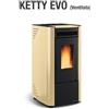 La Nordica Stufa a Pellet La Nordica Extraflame Modello KETTY EVO 6,5 kW Colore Pergamena Telecomando Optional