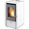 Kalor Stufa a Pellet Ventilata KALOR modello PETIT 6 - 6,15 kW in Acciaio Disponibile in Vari Colori Bianca