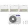 Samsung Climatizzatore Condizionatore Samsung Trial Split Inverter Console 9+9+9 con AJ052TXJ3KG/EU R-32 9000+9000+9000 con Telecomando Incluso