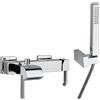 PAINI Miscelatore Rubinetto PAINI DUPLEX serie Q per vasca con doccetta cod. 19CR105