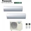 PANASONIC DUAL SPLIT INVERTER ETHEREA SILVER 9000+12000 con CU-2E18SBE