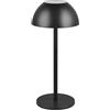 RL LIVE YOUR LIGHT Reality Leuchten Ricardo R54106132 - Lampada da tavolo a LED per esterni, in metallo nero opaco, plastica bianca, con LED da 1,7 Watt, 4 ingressi touch