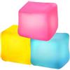 Qutalmi Nee doh Nice Cube, Cubo antistress da 3 pezzi, Giocattolo Fidget per cubetti di ghiaccio, Squishy Fidget Toys Per Alleviare L'ansia, Regali giocattolo da spremere con forza di presa migliorata