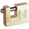 Iseo Lucchetto Rettagolare Aditus Ottone Satinato Chiavi 2 mm 70