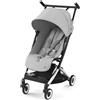 Cybex Gold Passeggino Leggero Libelle Telaio Silver omologato Bagaglio a Mano, Adattabile a Duo - Fog Grey
