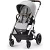 Cybex Gold Passeggino Balios S Lux con Telaio Silver, Seduta Reversibile e Ruote All-Terrain - Lava Grey