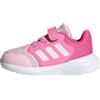 adidas TENSAUR Run 3.0 Shoes Infants, Scarpe Basse Non da Calcio, Clear Pink/Cloud White/Pulse Magenta, 27 EU