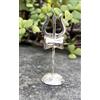 Tridente Shivas Trishul in argento 925 con Damru Damroo 4,8 GMS