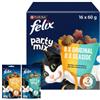 Felix Party Mix Original / Seaside snack per gatti 60g 16 x 60 g
