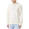 Champion Legacy Icons Tonal Logo - Heavy Spring Terry C-Logo Felpa con Cappuccio, Bianco Sporco, Uomo SS24