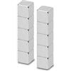 MAUL Magneti a cubo Argento neodimio 10 pezzi