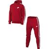 Nike Men's Tracksuit M Nk Club Flc Gx Hd Trk Suit, University Red/White, FB7296-657, M