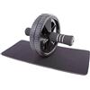 66Fit Ab Roller Wheel & Knee Pad - ABS Core Abdominal Workout Fitness Exerciser