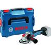 Bosch Professional 06017B0400 Smerigliatrice Angolare Batteria GWX 18V-10 SC, senza Batteria, X-Lock, Connessa, Disco 125 mm, L-BOXX, 18 V