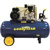 Goodyear - Compressore d'aria 100L a cinghia 3CV 2250W 10 bar flusso aria 350L/min Gy3100B