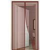 ZZUU Zanzariera Magnetica per Porta，120x250cm (47.24x98.42in) Magnetico Chiusura Automatica Tendina Anti Zanzare ，per Porte Finestre Balcone Soggiorno Mantiene Stanza Traspirante Senza Zanzare-Marrone