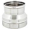 DianKamin RIDUZIONE INOX PER CANNE FUMARIE Diametro Maschio M 120 Femmina F 80 mm