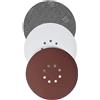 kwb by Einhell - Set di dischi abrasivi a griglia (Ø 225 mm, 15 pezzi, adatto per levigatrice a secco Einhell TE-DW 225 X)