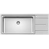 Foster Lavello Cucina 1 Vasca + Gocciolatoio dx 1160x500 mm - 3216 052 Evo