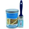 RENNER - RIO VERDE Impregnante Gel all'Acqua Rio Verde Renner 750ml + Pennello Waga Paint 40mm (Castagno - RG 1280)