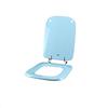 ACB/COLBAM Copriwater Ideal Standard CONCA AZZURRO SUSSURRATO Cerniera Cromo-Sedile-Asse Wc