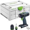 Festool Trapano avvitatore a batteria T 18+3-Basic