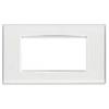 VIMAR Serie EIKON - Piatto Classic 4 modulo Reflex ghiaccio