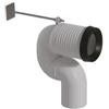 Galassia Sanitari ACCESSORI SANITARI - CERAMICA GALASSIA (Curva Tecnica per Scarico Traslato da 16 a 20 cm)
