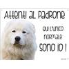 SIBERIAN HUSKY Cartello Attenti al Cane in metallo Alluminio, spessore