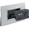 Perry 1TITE322/MC Termostato Elettronico Incasso, 3 V, Nero
