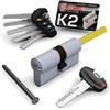 SECUREMME CILINDRO SECUREMME K2 CON CODOLO. 30X30P=60 OCS ART K20Q3030