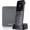 YEALINK TELEFONO CORDLESS DECT IP 8 ACCOUNT VOIP, 8 CHIAMATE, DISPLAY A COLORI, 35 ORE IN CHIAMATE