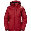 Helly Hansen Donna Crew Hooded Midlayer Jacket, Rosso, S