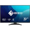 Eizo 80.0cm (31,5 ") EV3240X-BK 16:9 4K HDMI + Dp + Usb-C IPS Retail