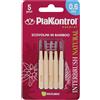 IDECO Srl Plakkontrol Interbrush , 5 Scovolini Interdentali da 0,6mm in Bamboo