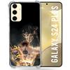 Cokitec Cover rinforzata per Samsung Galaxy S24 Plus Manga One Piece Ace Nero