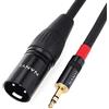 NANYI Cavo per microfono daXLR a Jack,NANYI da 3,5 mm TRS Stereo Maschio a XLR maschio Cavo audio di interconnessione audio, adatto per iPod, telefono cellulare -5 metri