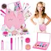 Hapikids Trucco per bambini, set di trucchi per bambini, regali per ragazze, 3, 4, 5, 6, 7, 8, 9 anni, giocattolo a partire da 5, 6, 7, 8, 9, regalo per ragazze, giocattoli dai 3 ai 12, set di trucchi