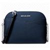 Michael Kors Jet Set Borsa a Tracolla Media in Pelle (Navy), Navy