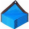 CAQXAQP Telo Ombreggiante Blu Rete ombreggiante giardino con occhielli,85% Tasso di ombreggiatura Vela Ombreggiante Rete Righe 3X6m Telo ombreggiante per pergola patio Serra