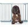 Bettacare Elite Cancello per Cani, 116cm - 125cm, Grigio Opaco, Cancelletto a Pressione per Cane e Cucciolo, Barriera per Animali Domestici e Cani